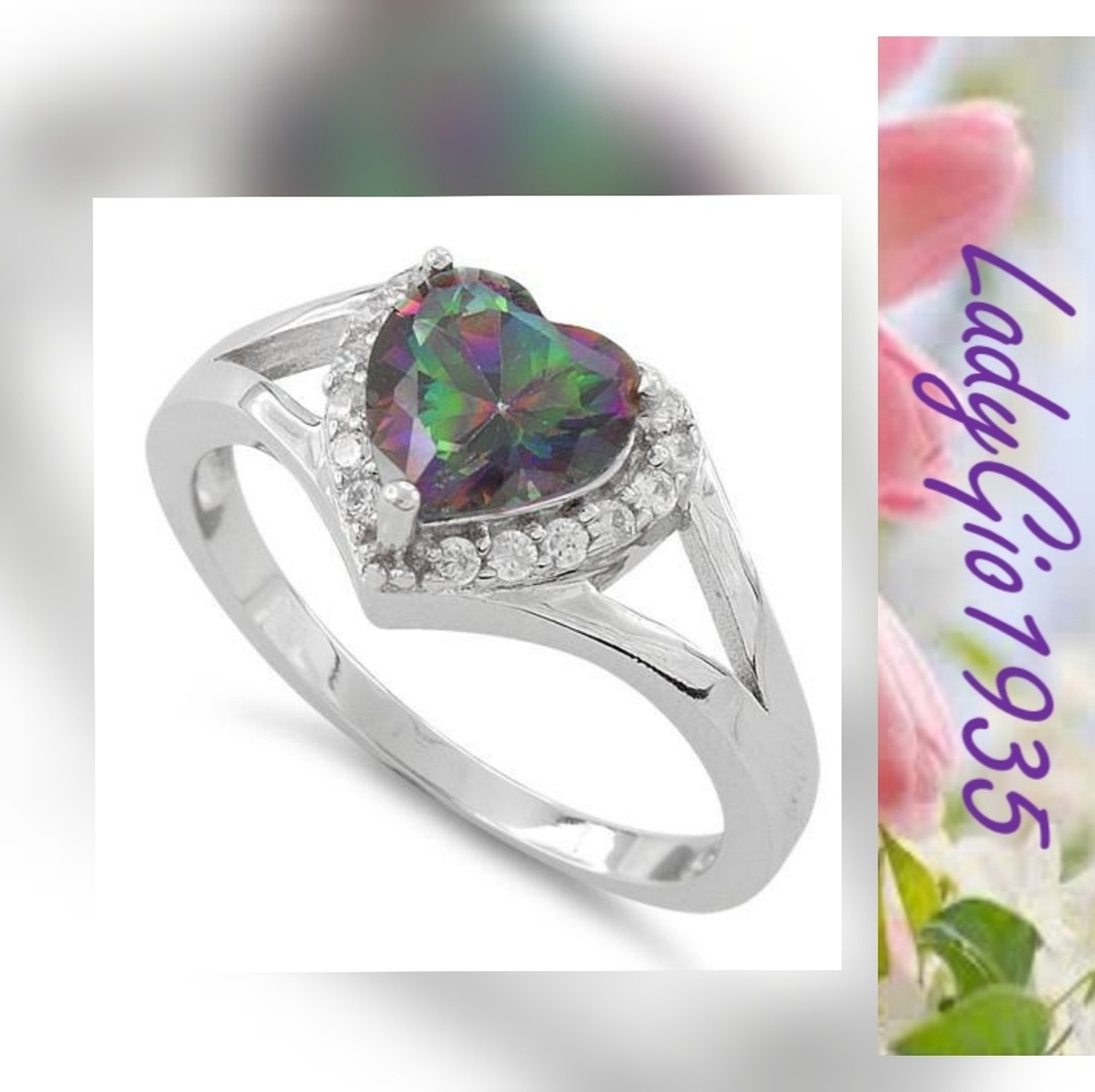 Sterling Silver Heart Shape Ring
